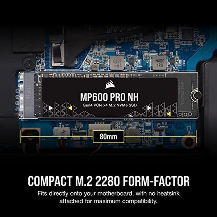 Actual product image Corsair MP600 Pro NH (2000 GB, M.2 2280)