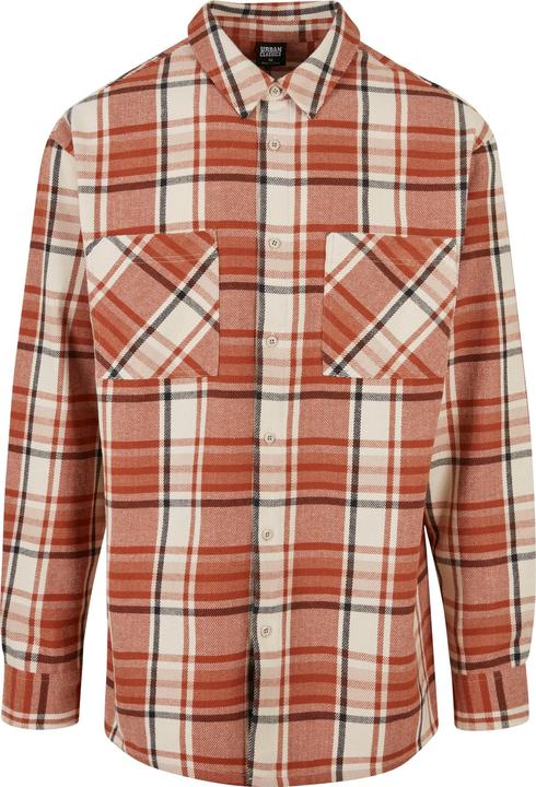 Produktbild Urban Classics Long Oversized Checked Leaves Shirt (M)