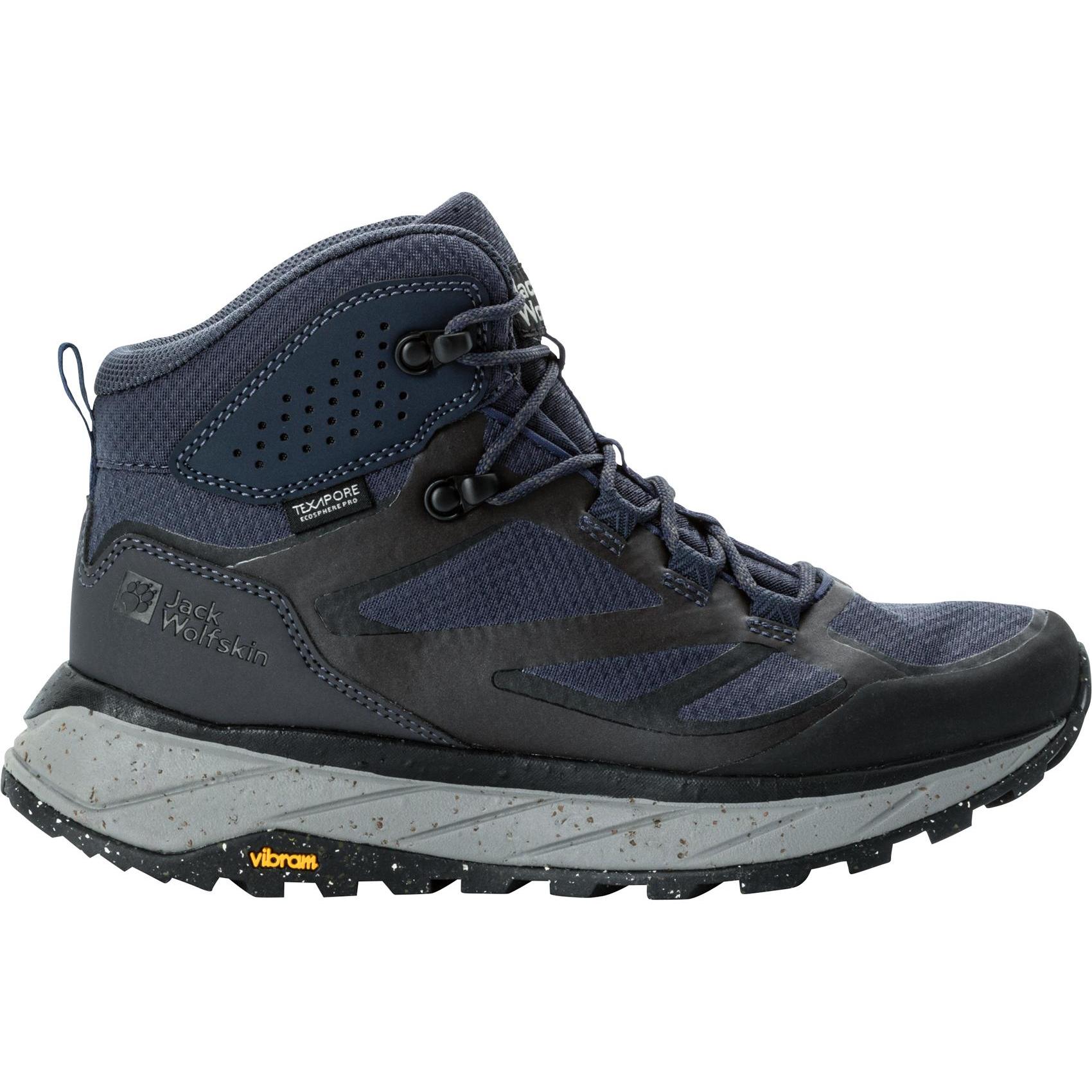 Jack Wolfskin, Damen, Wanderschuhe, Terraventure Texapore Mid W (35.5), Grau