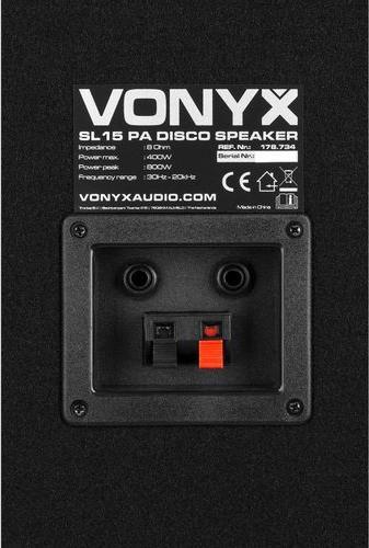 Image du produit Vonyx Haut-parleur SL15 (Passif, 1x 400 W)