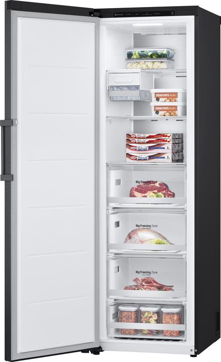 Produktbild LG FRITSTÅENDE FRYS, 186 CM, SORT (Freistehend, 324 l)