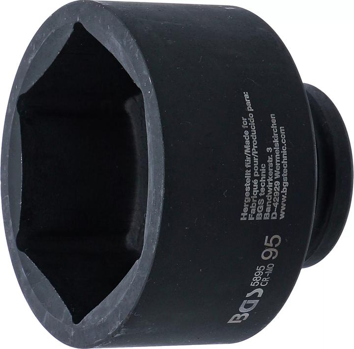 Image du produit BGS Douille à choc, six pans 25 mm (1") 95 mm (95 mm)