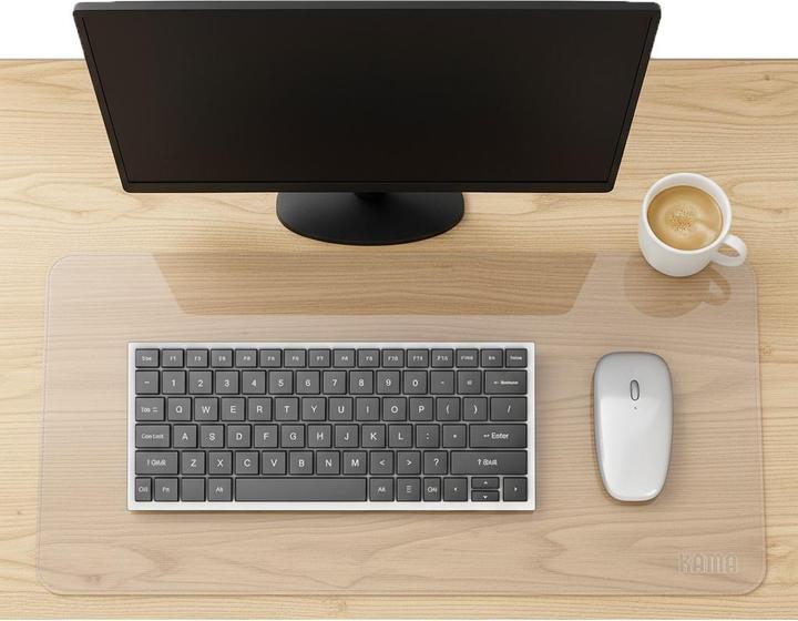 Kama Schreibtischmatte, Mousepad, Transparent (80 x 40 cm)