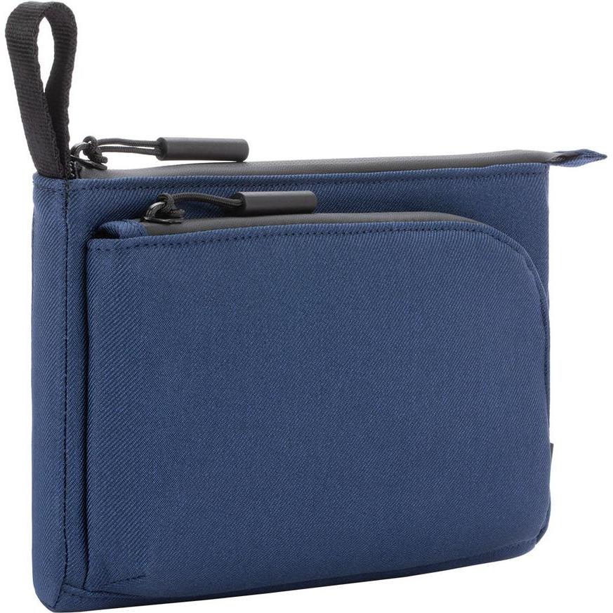 Incase, Handtasche, Facet Accessory Organizer aus recyceltem Twill - Navy, Blau