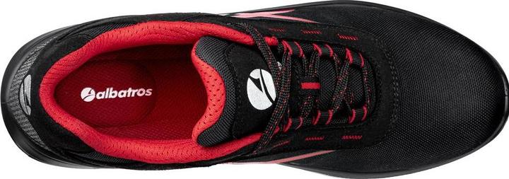 Productafbeelding Albatros GRID LOW SRC 648710210000046 Veiligheidsschoen S3 Schoenmaat (EU): 46 Zwart, Rood 1 paar (S3, 46)