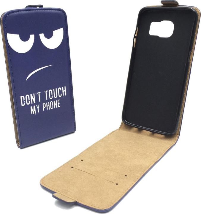 Actual product image König Design Mobile Phone Case for Samsung Galaxy S7 Edge Protective Wallet Cover 360 Case Blue (Samsung Galaxy S7 Edge)