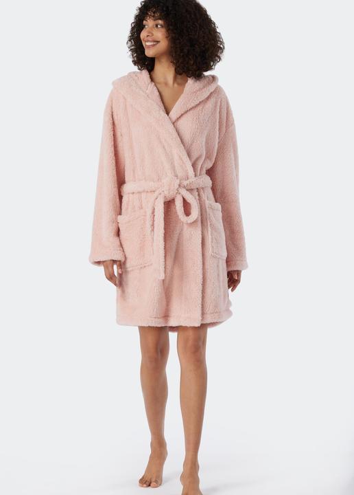 Actual product image Schiesser Teddy Fleece Morgenmantel / Bademantel (L)