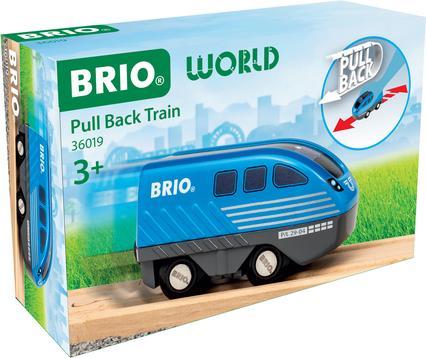 Actual product image Ravensburger BRIO World - 36019 Train with pull-back motor | Toy train for children aged 3 and over