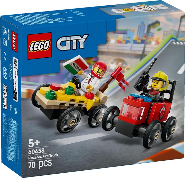 Image du produit LEGO Pizzalieferwagen vs. Löschauto (60458, LEGO City)