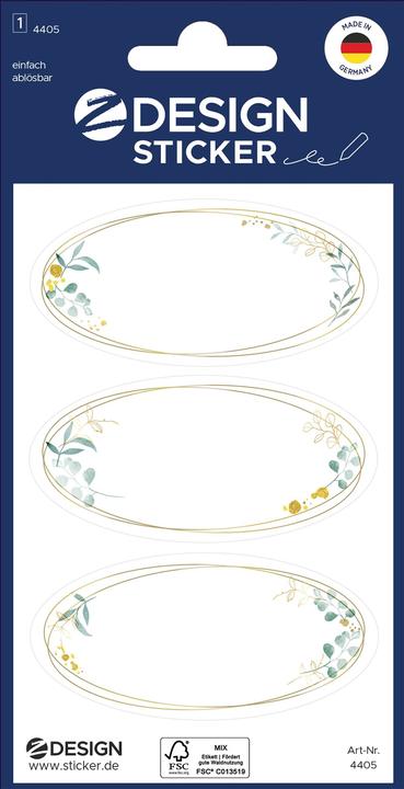 Actual product image Z-Design Stickers for labelling (9 Sticker)