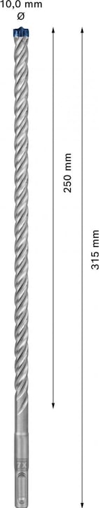 Actual product image Bosch Professional Zubehör Expert SDS plus-7X (10 millimetres)
