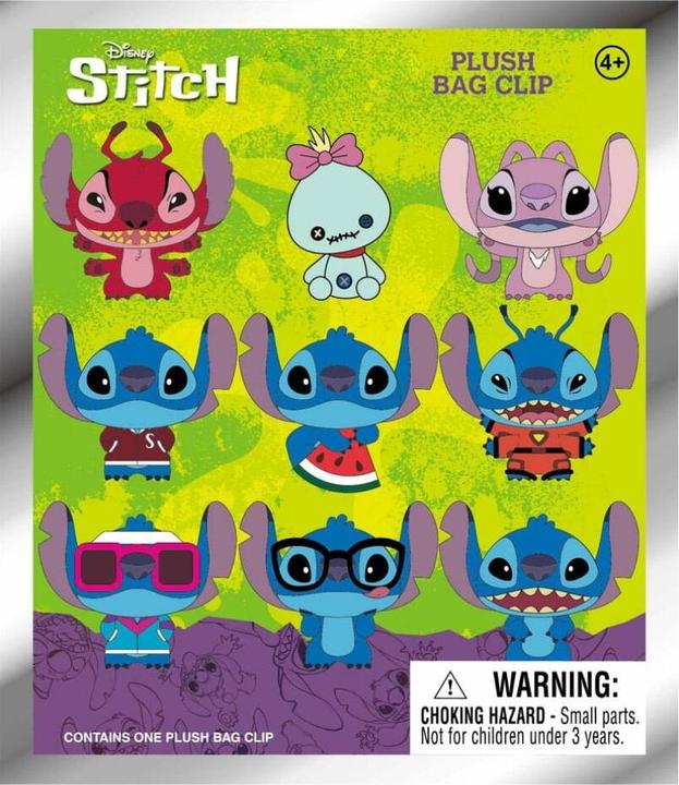 Produktbild Monogram Int. Lilo & Stitch Plüsch-Taschenanhänger Stitch Display (24)