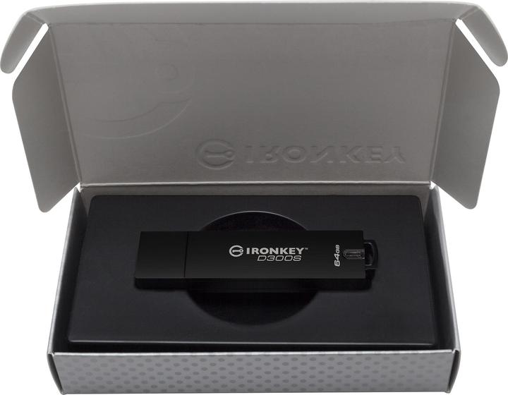 Produktbild Kingston D300S AES 256 XTS Encrypted USB Dri (64 GB)