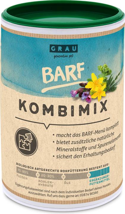 Grau BARF-Hunde-Ergänzungsfutter (Adult, 150 g)