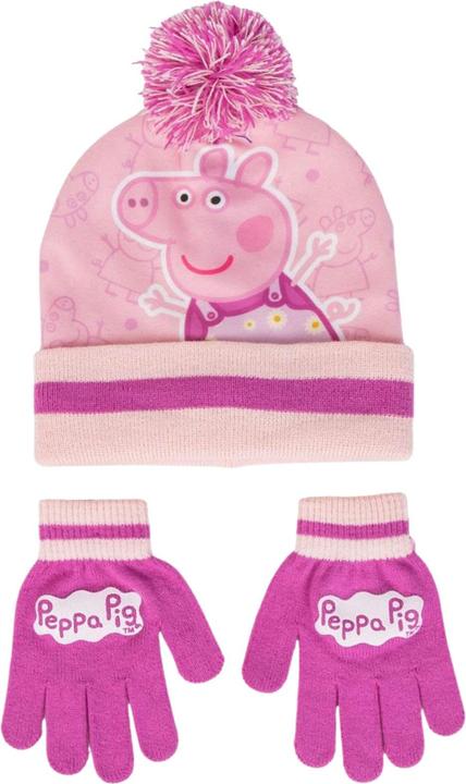 Cerdá Peppa Pig hat and gloves set (One size)