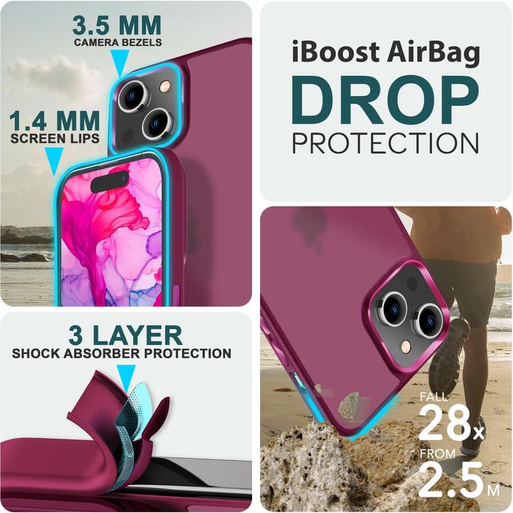 Image du produit Nalia Étui hybride Matt Transparent Frosted (Apple iPhone 15 Plus)