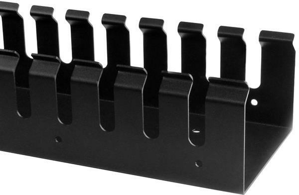 Produktbild StarTech Vertikaler Kabelordner mit Finger Duct - 0U - 91cm - Rack Kabelmanager