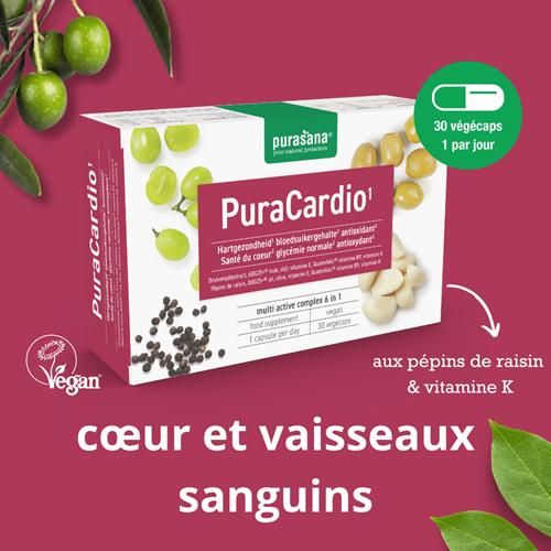 Produktbild Purasana PuraCARDIO 5 in 1 Vitamin Komplex Vegetarisch (Kapseln, 16.90 g)