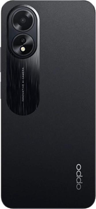 Actual product image OPPO A18 (128 GB, Glowing Black, 6.56", Dual SIM, 8 Mpx, 4G)