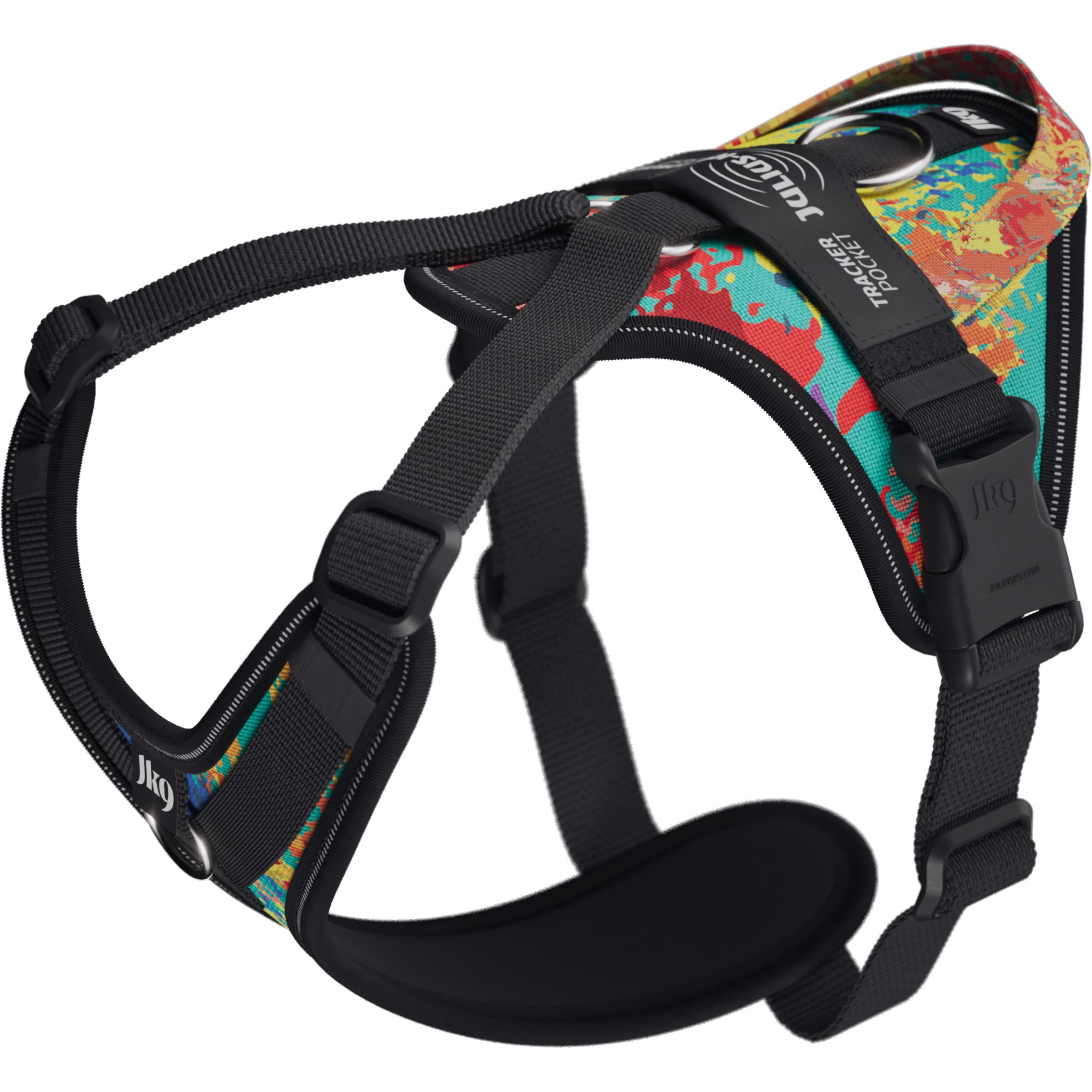 Comparer les prix de Julius-K9 K9 Longwalk light sele w/handle+trackerpocket,Crazy,S (S, Chien, Promenade), Collier + laisse