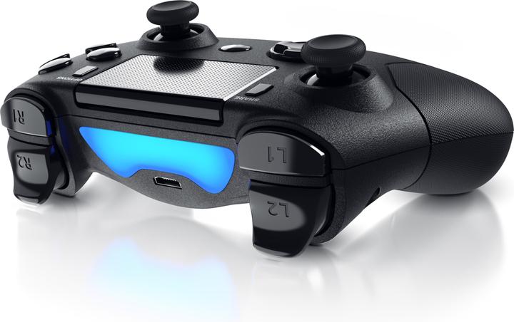 Immagine prodotto CSL Controller PlayStation 4, gamepad Bluetooth per PS4, doppia vibrazione, touchpad, 3,5 mm, sensore (PS4, PC)