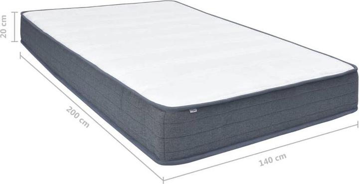 vidaXL Boxspringbettmatratze (Nucleo di schiuma, 140 x 200 cm)