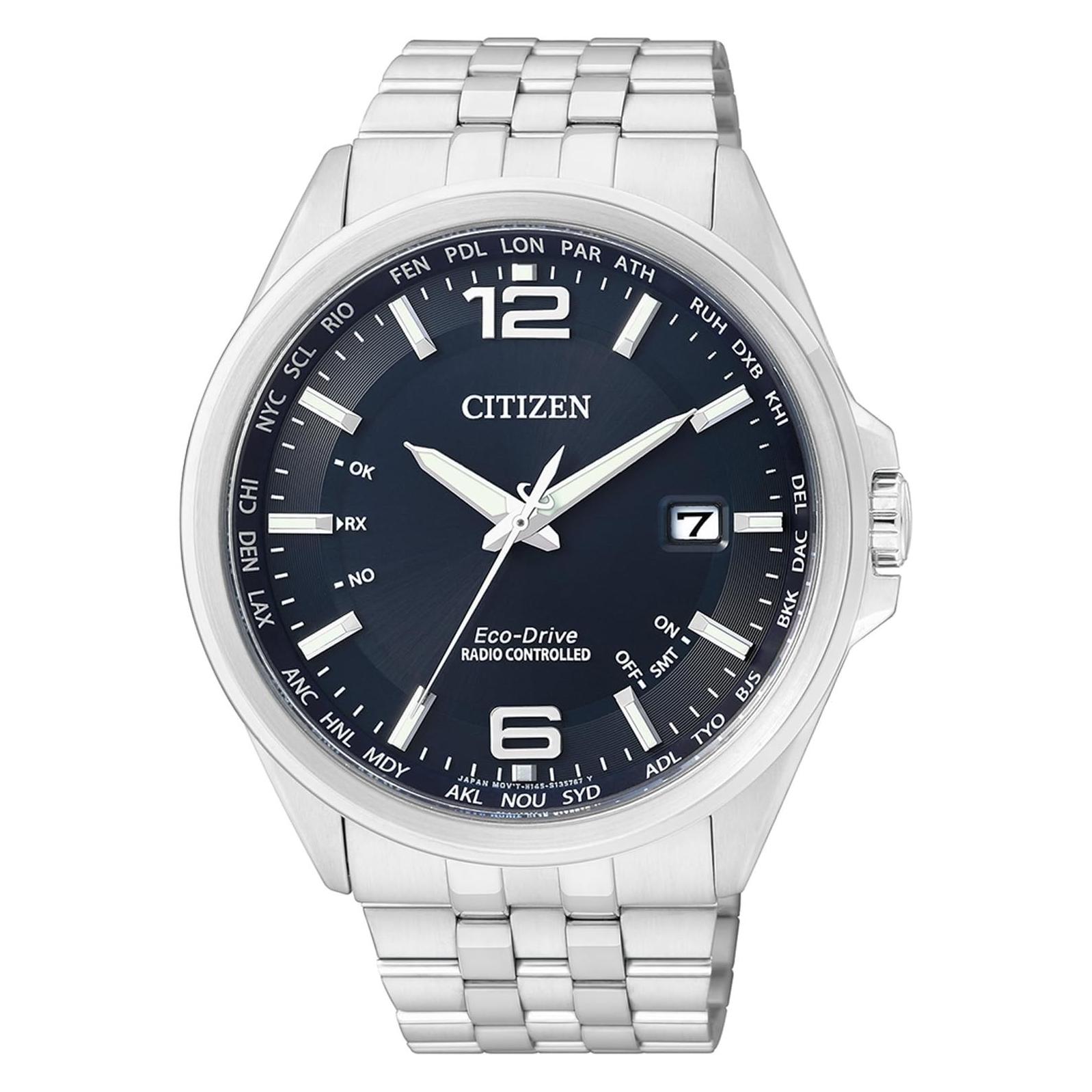 Citizen, Armbanduhr, Eco-Drive Radio Controlled CB0010-88L (M), Blau, (Funkuhr, 43 mm)