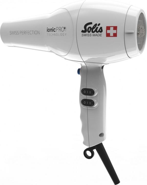 Immagine prodotto Solis Swiss Perfection 360º ionic PRO weiss Profi-Haartrockner von mit 50% mehr Luftdruck (440)
