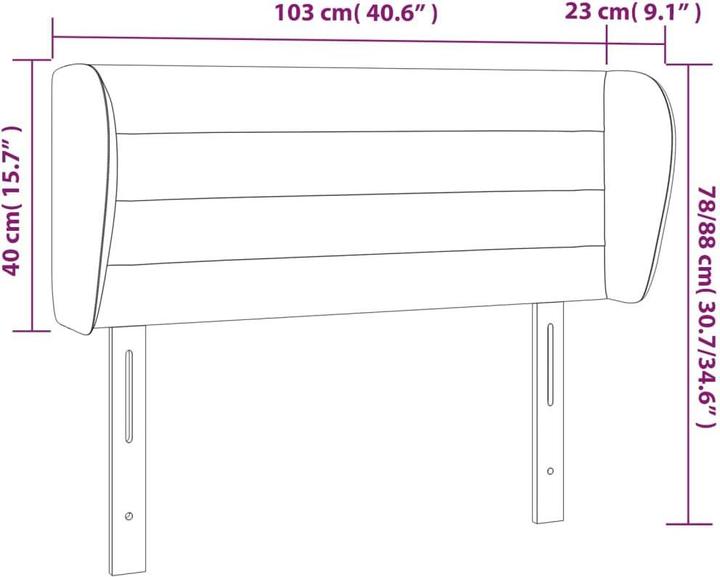 Immagine prodotto vidaXL Nanete (103 x 23 x 88 cm)