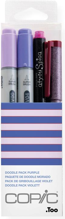 Produktbild Copic Doodle Pack Purple (4x)
