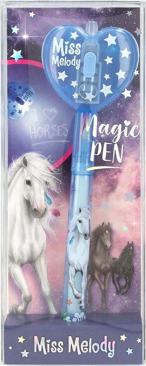 Actual product image Magni Depesche Miss Melody secret pen with LED light blue 1.8x5.6x14.2cm