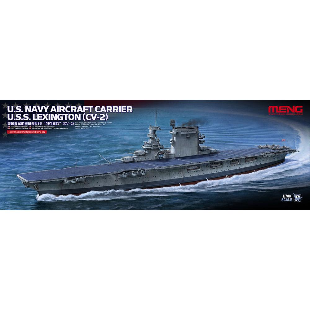 Meng-Model U.S.Navy Aircraft CarrierU.S.S.Lexington (CV-2)