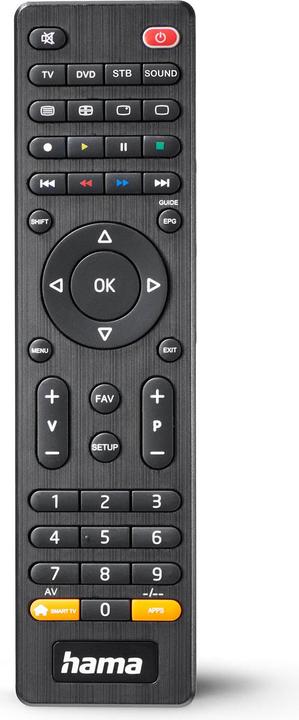 Image du produit Hama Télécommande universelle TV (Télécommande universelle, Infrarouge)