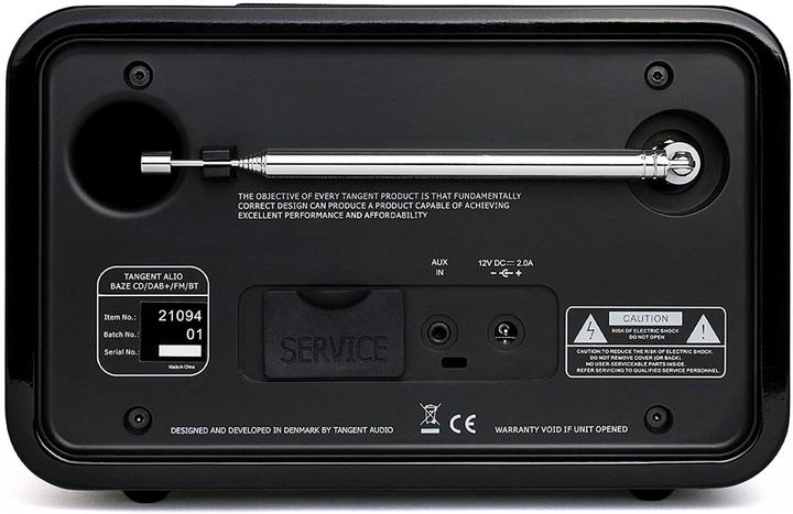 Produktbild Tangent ALIO Baze Stereo (Schwarz inkl. Bluetooth) (DAB, DAB+, FM, Bluetooth)