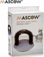 Actual product image Mascow round gray cat scratching post (41 cm, gris)
