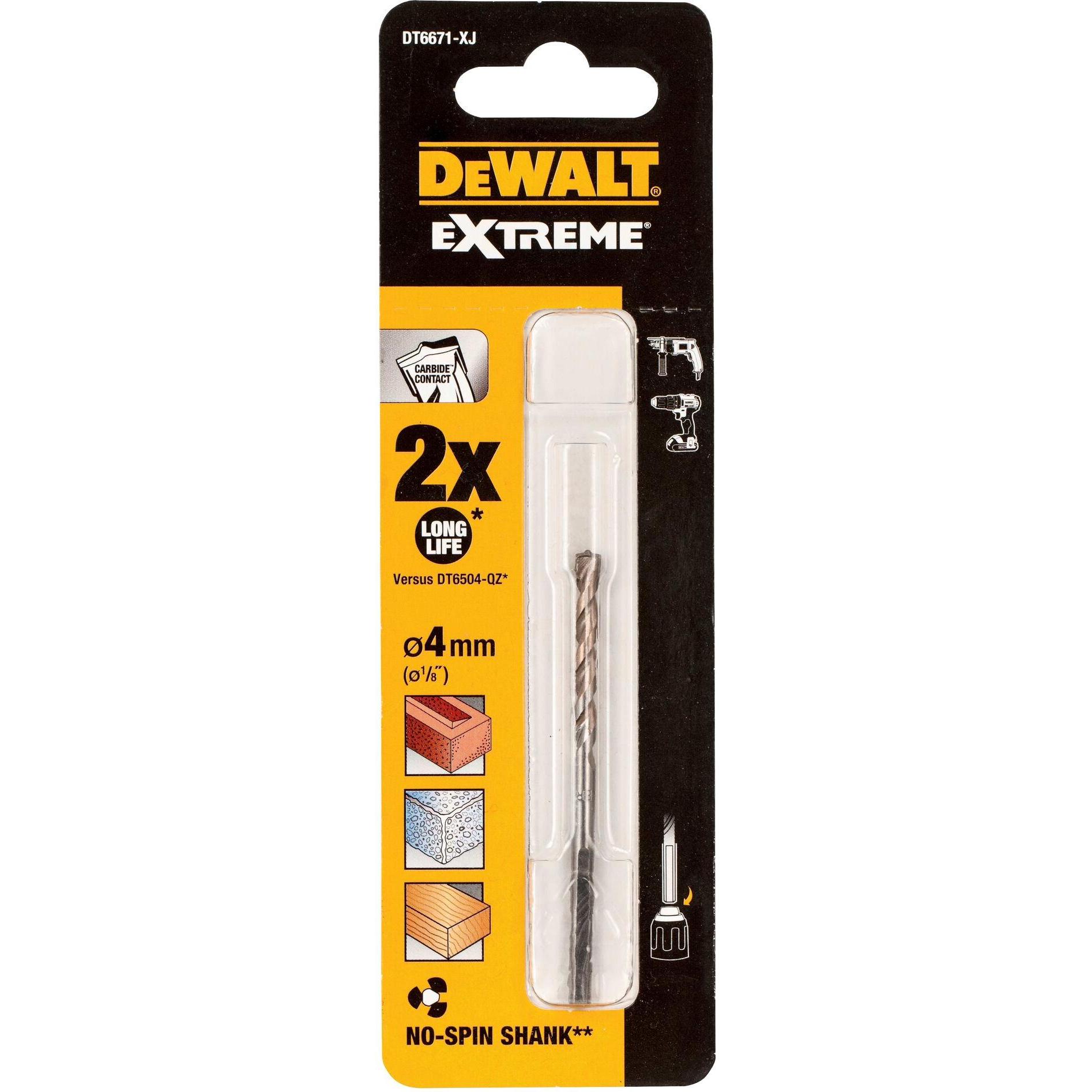 DeWalt, Bohrereinsatz, Steinbohrer (4 Millimeter)