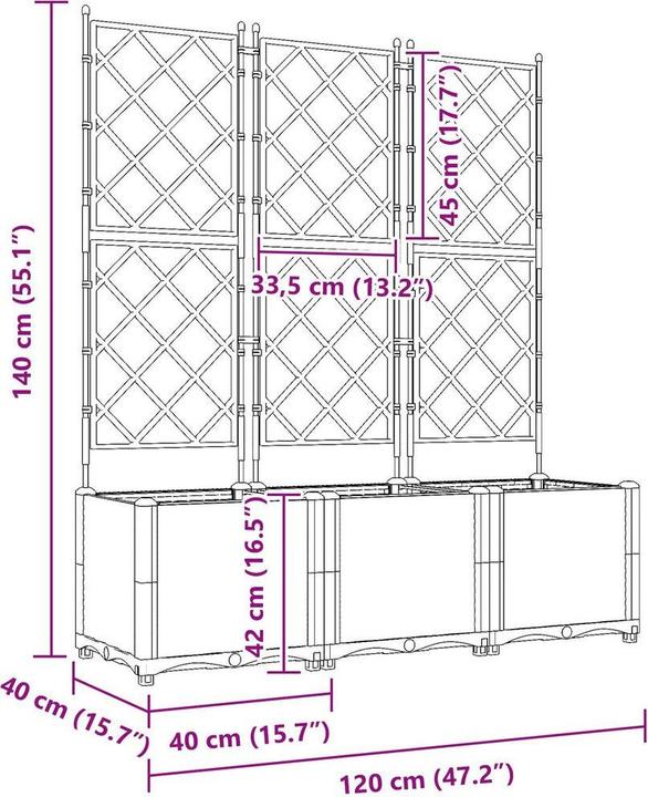 Produktbild vidaXL Outdoor-Pflanzgefäss