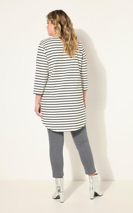 Actual product image Miamoda Sweatshirt, stripes, woman pattern, 3/4 sleeves (42)