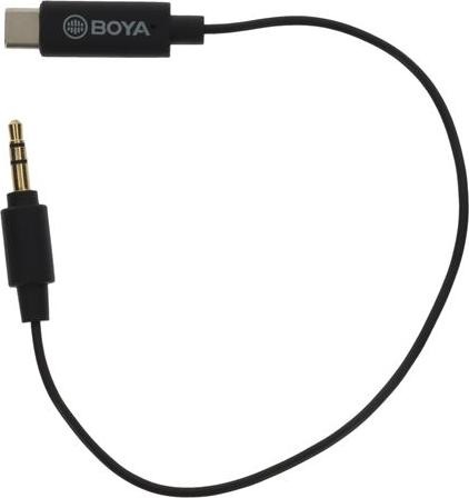 Produktbild Boya Universal Adapter BY-K2 3.5mm TRS To USB-C (0.20 m, 3.5mm Klinke (AUX))