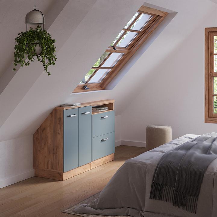 Produktbild Vicco Küchenschrank für Dachschrägen R-Line (120 x 46 x 81.60 cm)