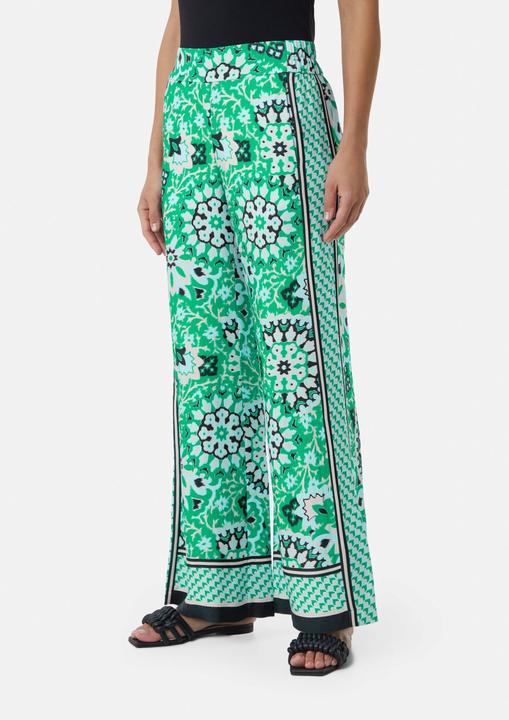 Produktbild Comma Hose Fliessende Schlupfhose mit Wide Leg und All-over-Print (44)