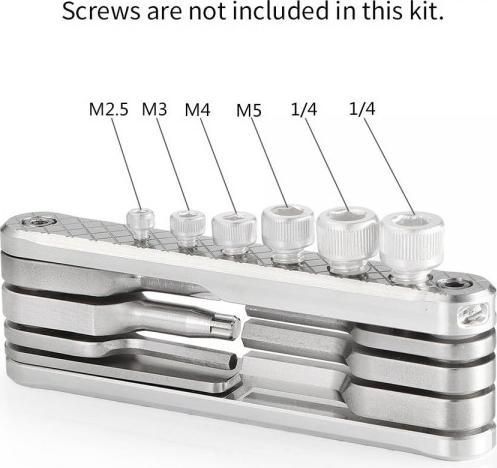 Actual product image SmallRig Folding Tool Set with Screwdrivers and Wrenches - 2213 (Various video accessories)