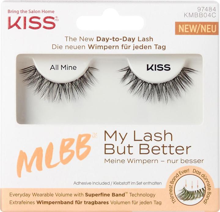 Actual product image KISS False eyelashes for natural volume My Lash But Better 1 pair - Variant: 04 (Artificial eyelashes)