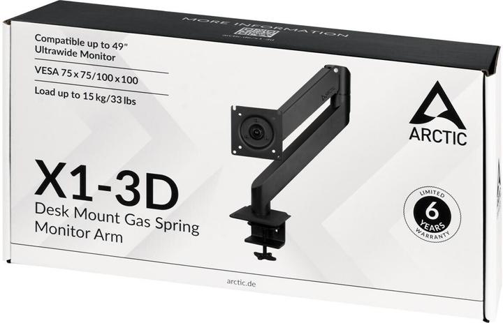 Produktbild Arctic X1-3D (Tisch, 40", 10 kg)