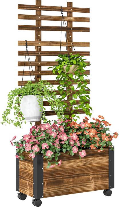 Produktbild Outsunny Hochbeet mit Rankhilfe