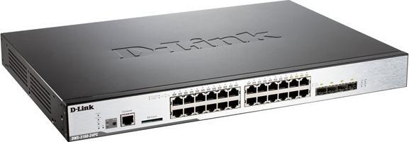 D-Link DWS-3160: 24 P. PoE Wireless Switch (24 ports)