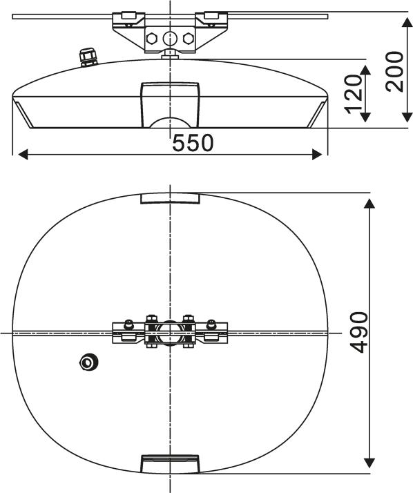 Actual product image Abalight FUNGO-HQ-55-740-S (0.64 m)