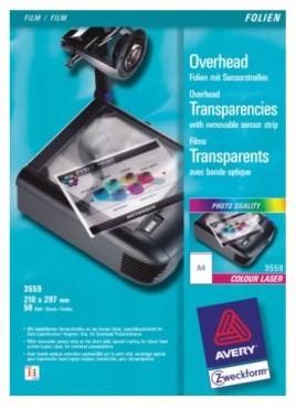 Actual product image Avery Overhead transparencies