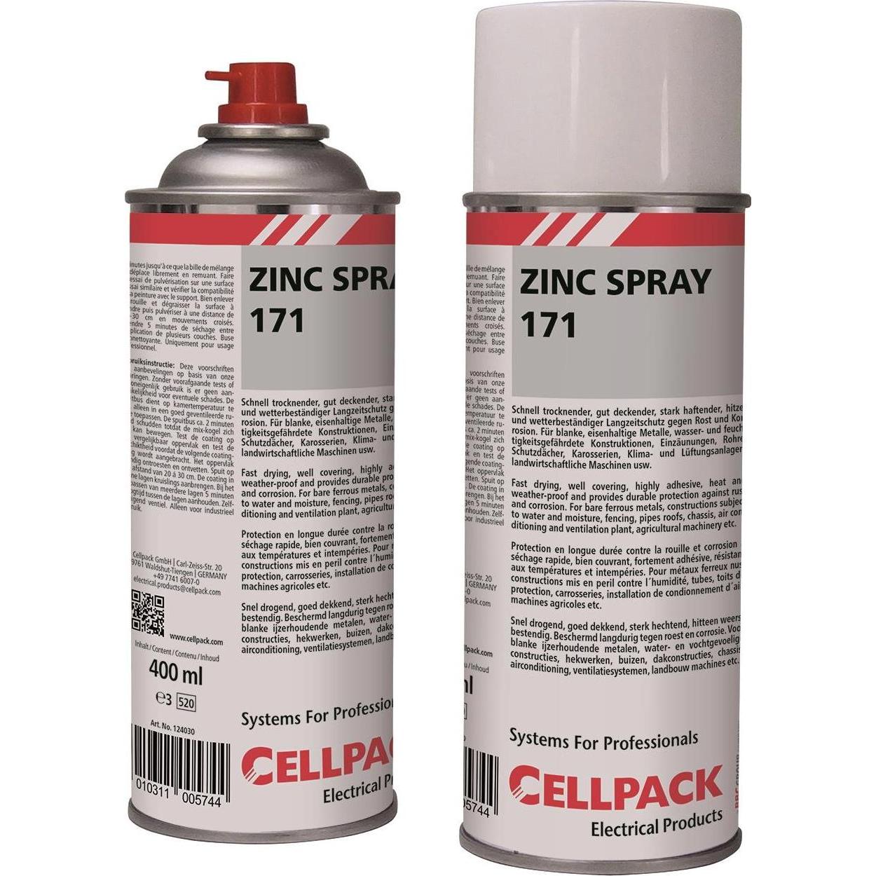 CellPack, Rostschutz, Korrosionsschutz Spray 400 ml (400 ml, Grau)