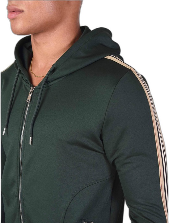 Produktbild Project X Paris kapuzen-sweatshirt it reissverschluss und reiterstreifen (M)